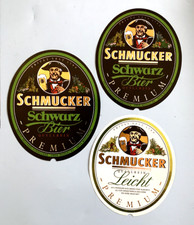 3 x Alte Bieretiketten 