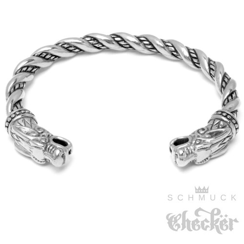 Wikinger armreif mit motiv - wikinger,