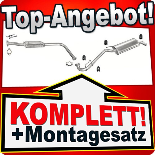 Auspuff für renault clio - auspuff,