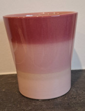 Blumentopf 11x13cm Übertopf Keramik Modern rosa *NEUWERTIG*