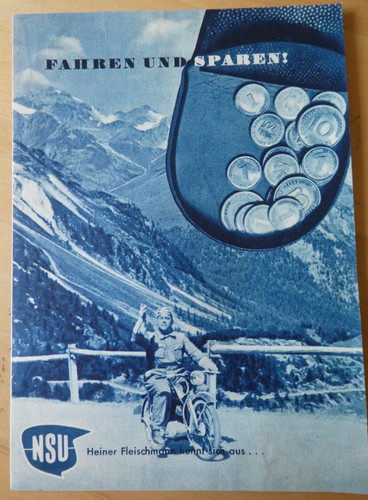Original nsu prospekt 1950 - prospekt, fox