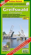 Hansestadt Greifswald und Umgebung Radwander- und Wanderkarte 1 : 50 000. Mit...