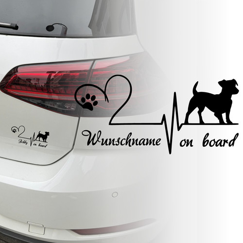 Auto aufkleber jack russel - auto,