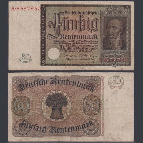 Deutsches reich rentenmark - reich,