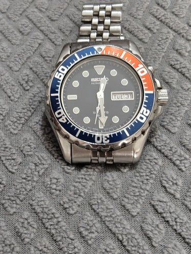 Seiko sports 200 kinetic pepsi - seiko,