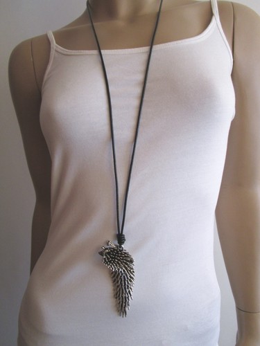 Damen halskette leder - damen,