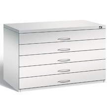 Flachablageschrank mit 5