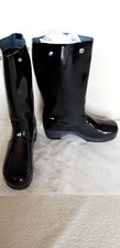 NEU Sanita Clogs Stiefel Lackleder schwarz Gr 39 Retro Alma Boot Holzclogs