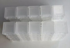 10 Stk. Döschen Dose Box Plastik Kunststoff 18x8,5mm SMD Schmuck Kleinteile