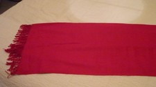 Pashmina Schal mit Kashmir * Rot * NEU