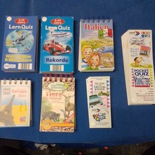 7x Learn Quiz "POCKET QUIZ", Gesellschaftsspiel, 
