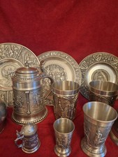 Zinn Konvolut,  5 Kilo Krüge