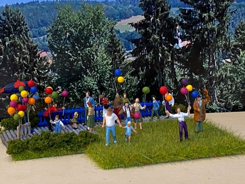 Diorama zirkus - h0,