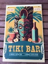 TIKI BAR The Bar is open -Deco