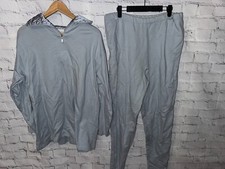 TCM Hausanzug Jogginganzug mattblau Grösse 42/44