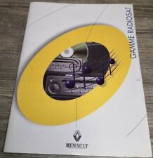 Renault  Autoradio GAMME RADIOSAT Handbuch Betriebsanleit​ung Fahrzeug Gamme