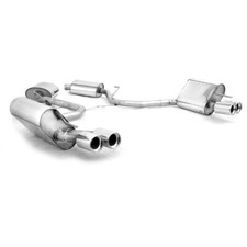 Fox Duplex Komplettanlage ab Kat. Mercedes SL R230 SL350 SL500 ab 01 je 2x80mm