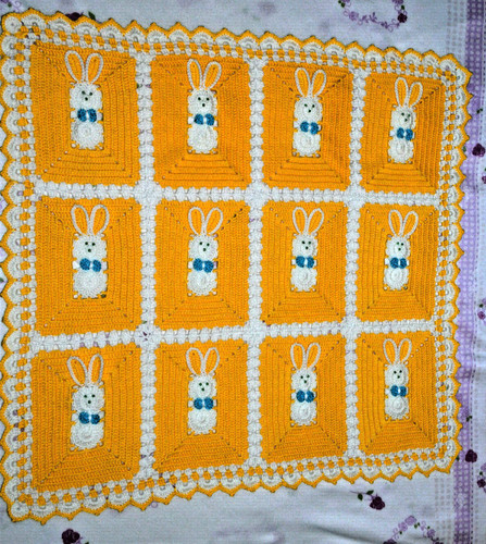 Gehäkelte babydecke - gehäkelte,
