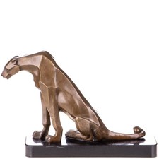 Bronze Skulptur  Panther