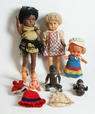 Konvolut alte Puppen - teils