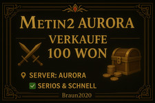 ✨100WON - Metin2  Aurora✨ Schnell & Sicher✨MIL YANG