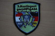 Patch, Aufnäher (Heer,Bundeswehr): 3.Kontingent gemHFlgAbt KFOR 1999 2000