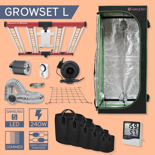 Growbox komplettset 80x80 led - growbox,