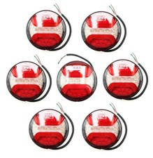 7x LED Rückleuchte Rund