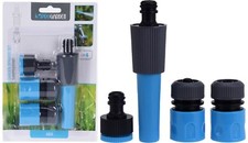 4-tlg. Gartenschlauch Adapter