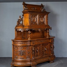 Antik Buffet Anrichte Schrank Regal Vintage Kommode MÖBLINGER 2501_1604