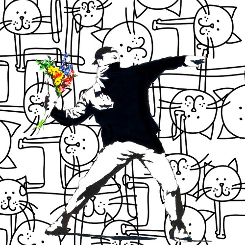 Motiv hommage banksy - motiv,