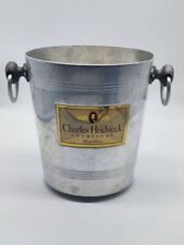 Charles Heidsieck Kühler Champagner Aluminium Eimer Reims Frankreich Vintage