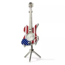 Tischuhr Uhr Gitarre Stars - Dekorative Designer Uhr Sammleruhren Geschenkuhren