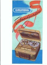 Grundig Tonband Prospekt /