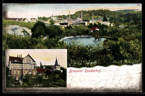 Ansichtskarte roederhof - ansichtskarte,