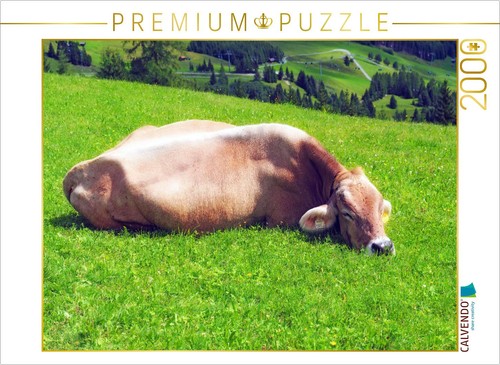 Calvendo puzzle allgäuer kuh - calvendo,