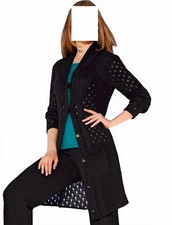 MARKEN STRICK MANTEL SCHWARZ GR. 40   1113184267