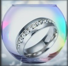 Eternity Ring 6mm Edelstahl