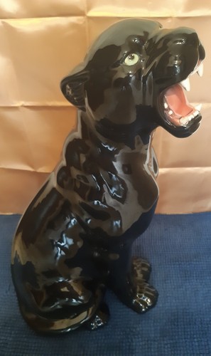 Panther schwarz keramik - panther,