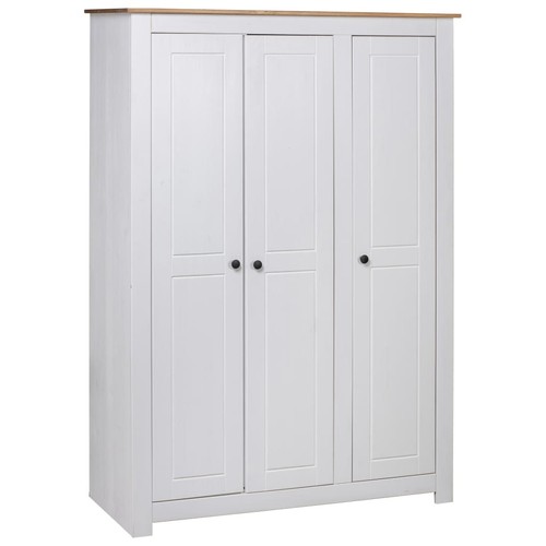 Kleiderschrank türig weiß - 3-türig,