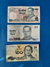 3 x 20 Bath Thailand /
