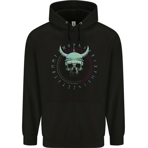 Viking skull runen - viking, text