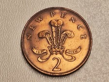 2 New Pence 1971 Münze