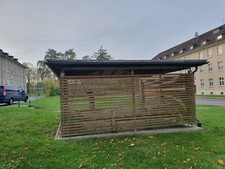 Carport, Überdachung, Pavillon, Garage, Überdachung, Zinkblech, guter Zustand