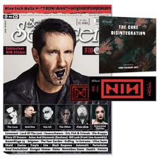 Sonic Seducer 10/2025 Nine Inch Nails Tron : Ares Plakat + Sticker + The Cure CD