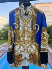 Versace Hemd Seide Herren Seidenhemd Barocco Gr 42 Original