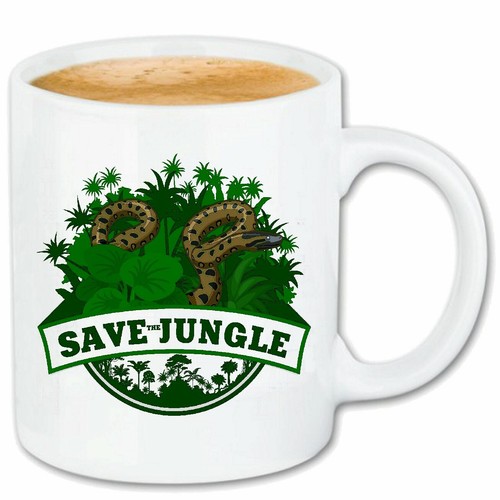 Kaffeetasse schlange cobra - -,