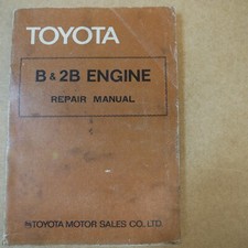 TOYOTA Repair Manual Werkstatthandbuch B 2B Engine Motor LandCruiser BJ40 BJ43