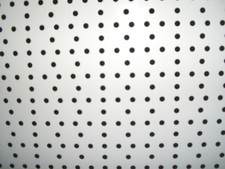 Rückwand gelocht f. Tegometall Rundloch ver. Längen Lochwand Blisterwand Regal