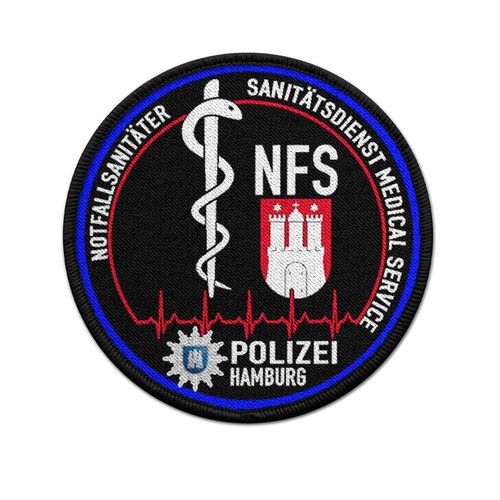 Patch rund nfs polizei hamburg - patch,
